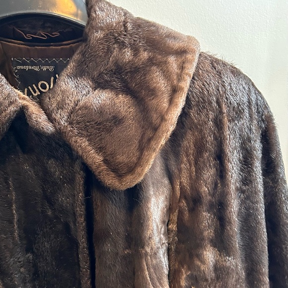 Real FUR  Brown Teddy Jacket with Fluffy Texture-M - Picture 2 of 16